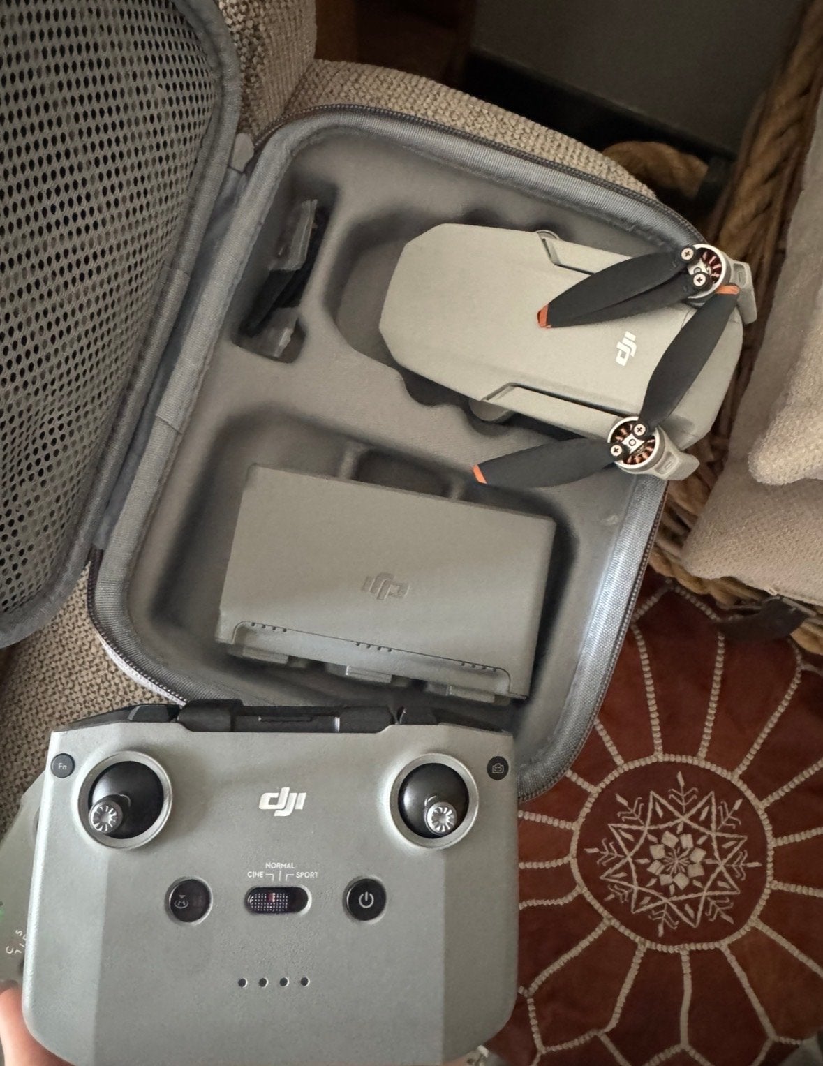 DJI Mini 4K drone met 3 extra accu's en oplaadstation, Ophalen, Gebruikt, 30 tot 45 minuten, Cameradrone