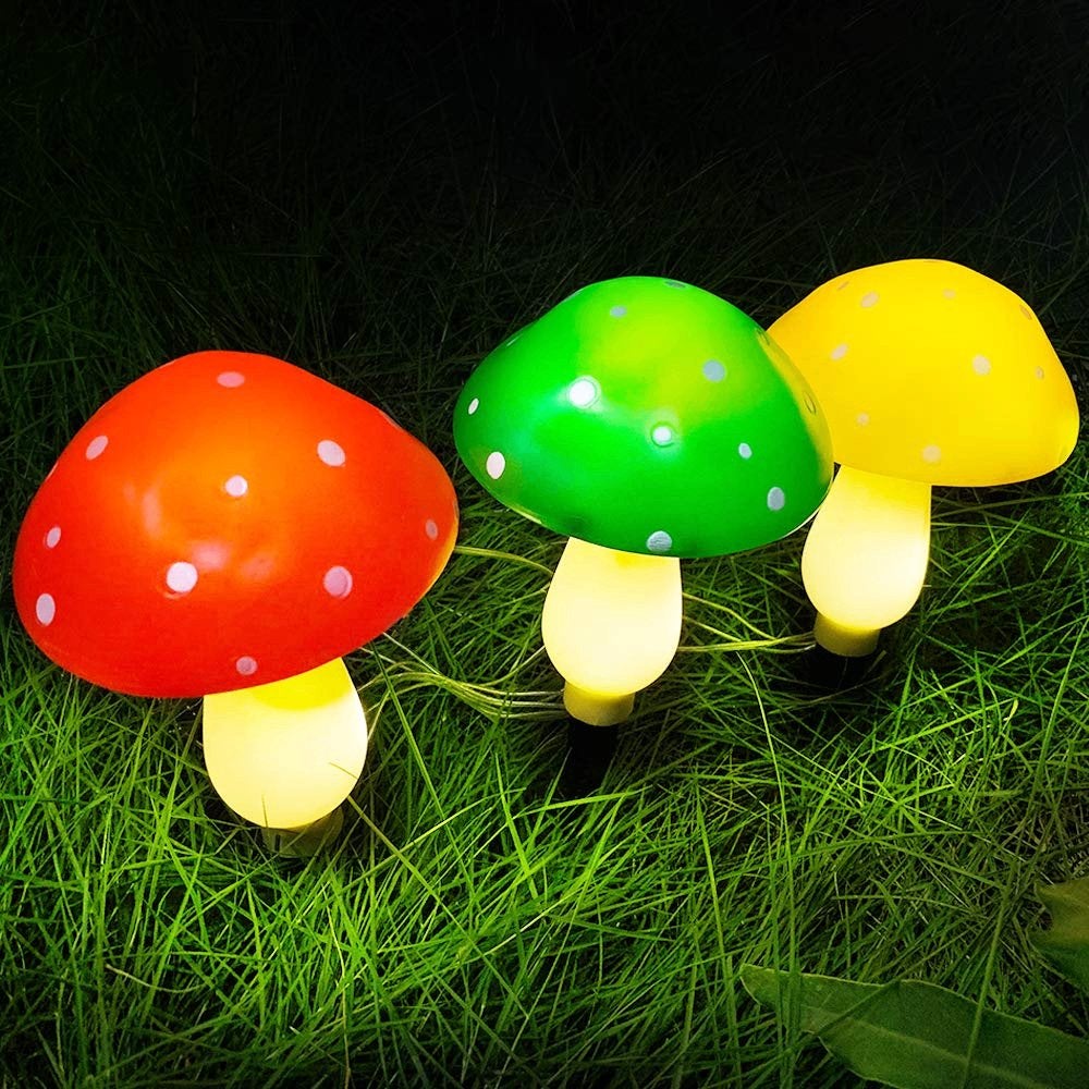 Lichtgevende Paddenstoelen Solar Lamp / Tuin Decoratie Licht, Verzenden, Nieuw