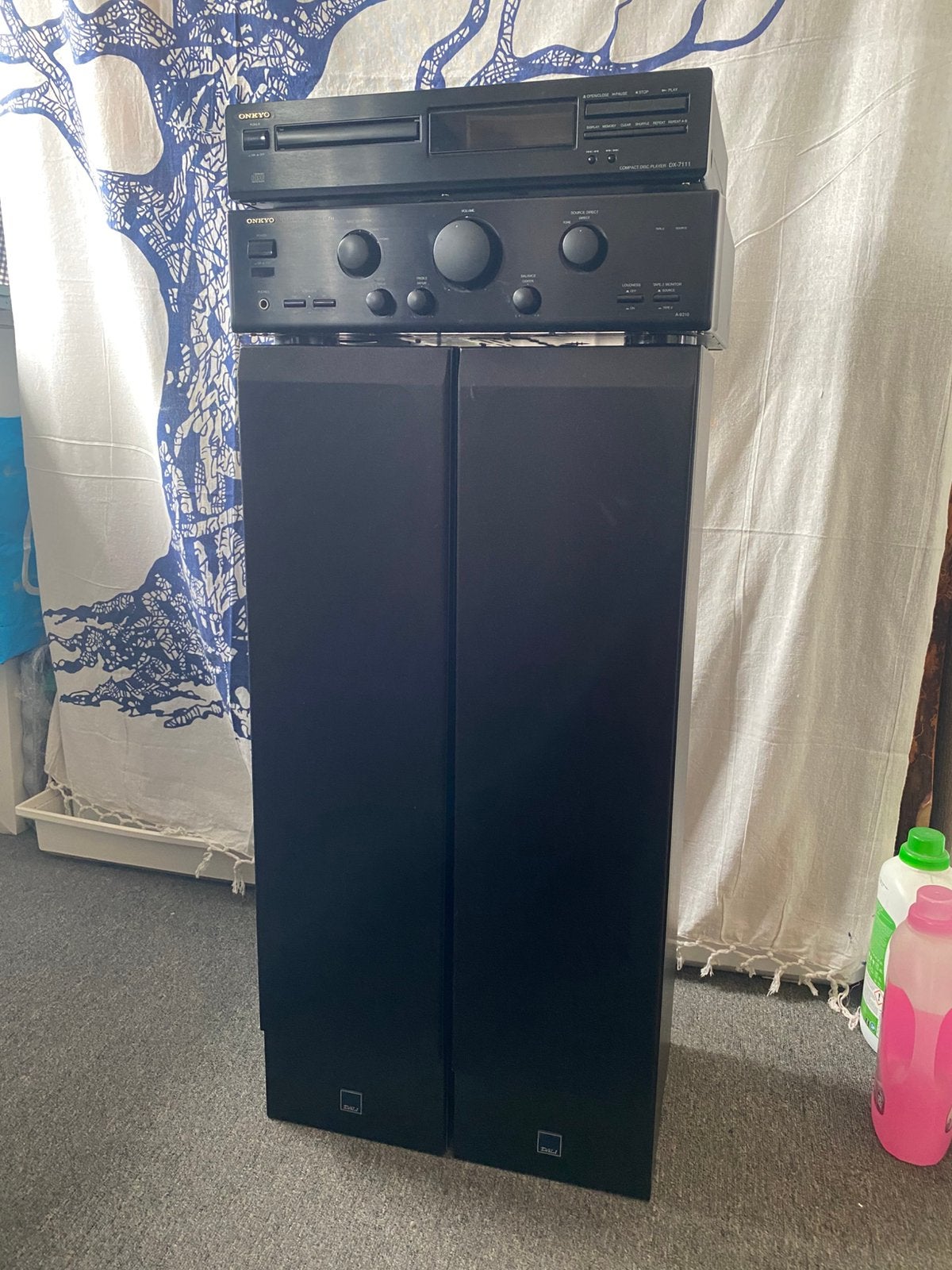 Onkyo Stereo Set met CD-speler, Versterker en Dali Speakers, Gebruikt, Losse componenten, Cd-speler, Ophalen