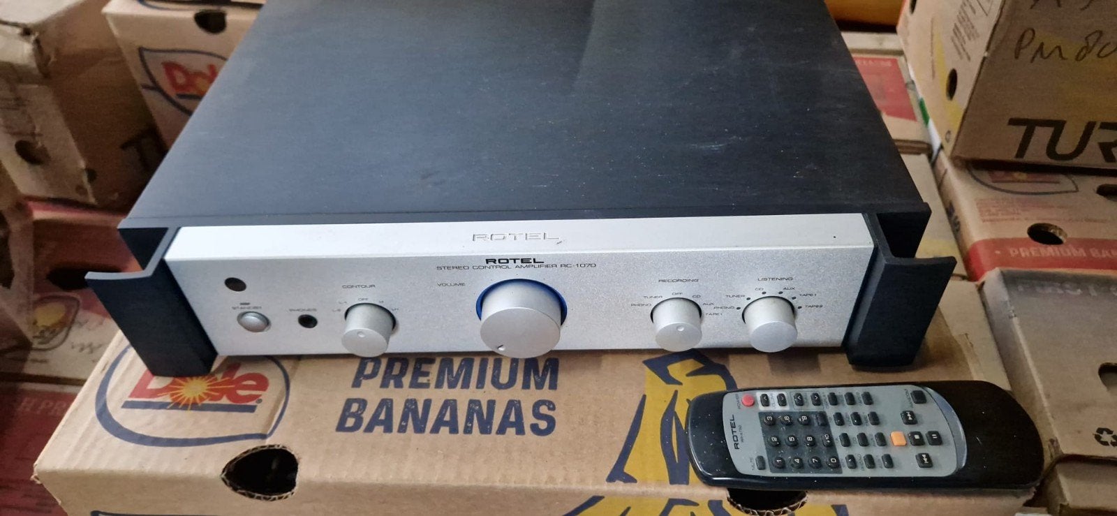 Rotel RC-1070 Stereo Control Versterker - Getest en Werkend, Overige merken, Gebruikt, Ophalen of Verzenden, Minder dan 60 watt