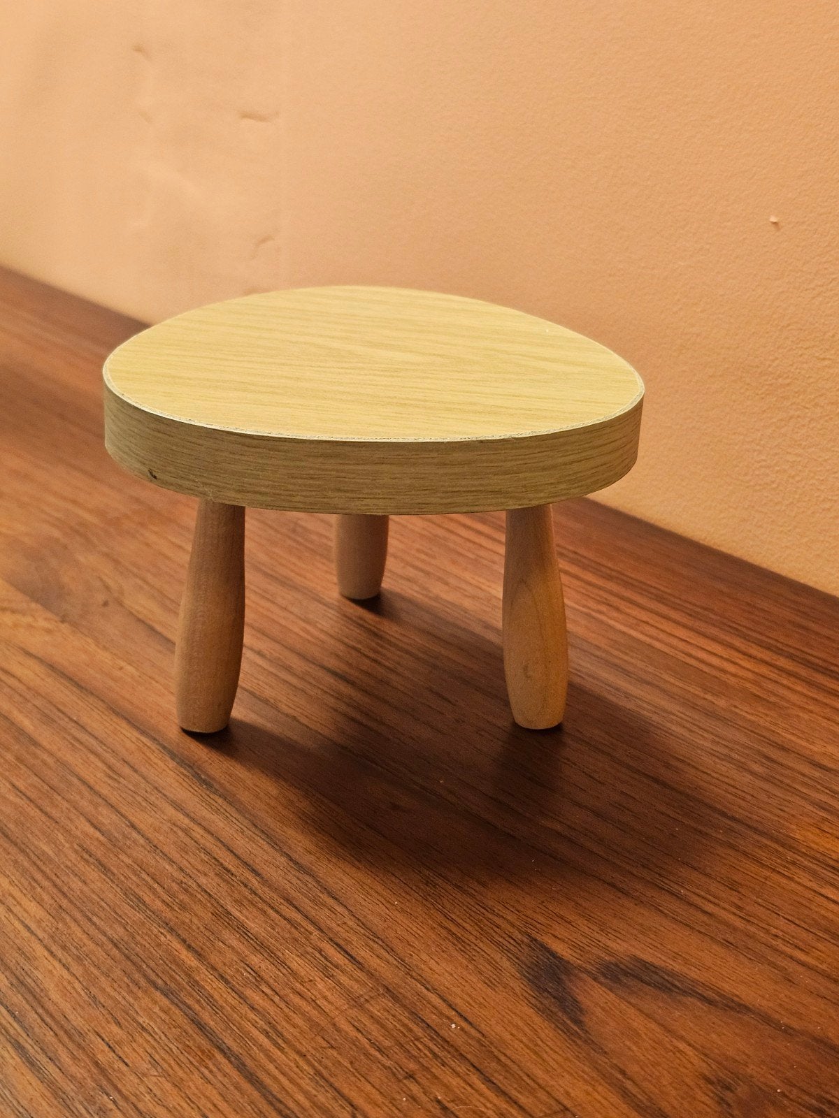 Mini Vintage Plantentafeltje Tafeltje Bijzettafeltje Tafel, Ophalen of Verzenden, Nvt, Nvt, Nvt
