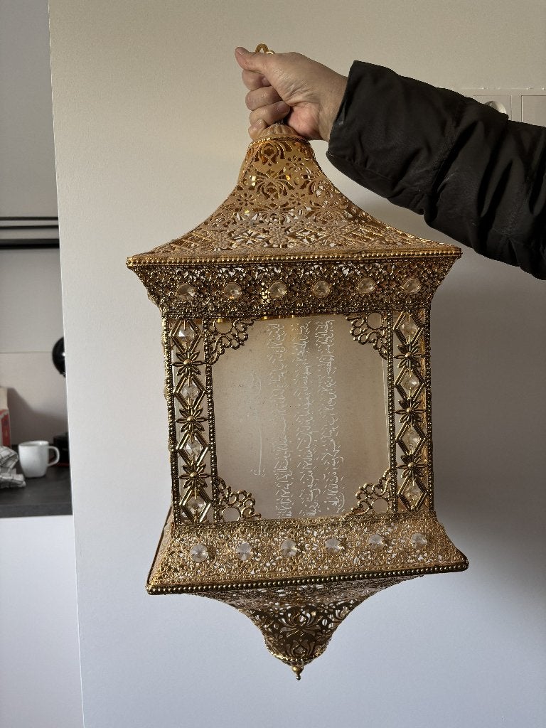 Marokkaans Design Plafond Lamp, Ophalen of Verzenden, Zo goed als nieuw, Metaal