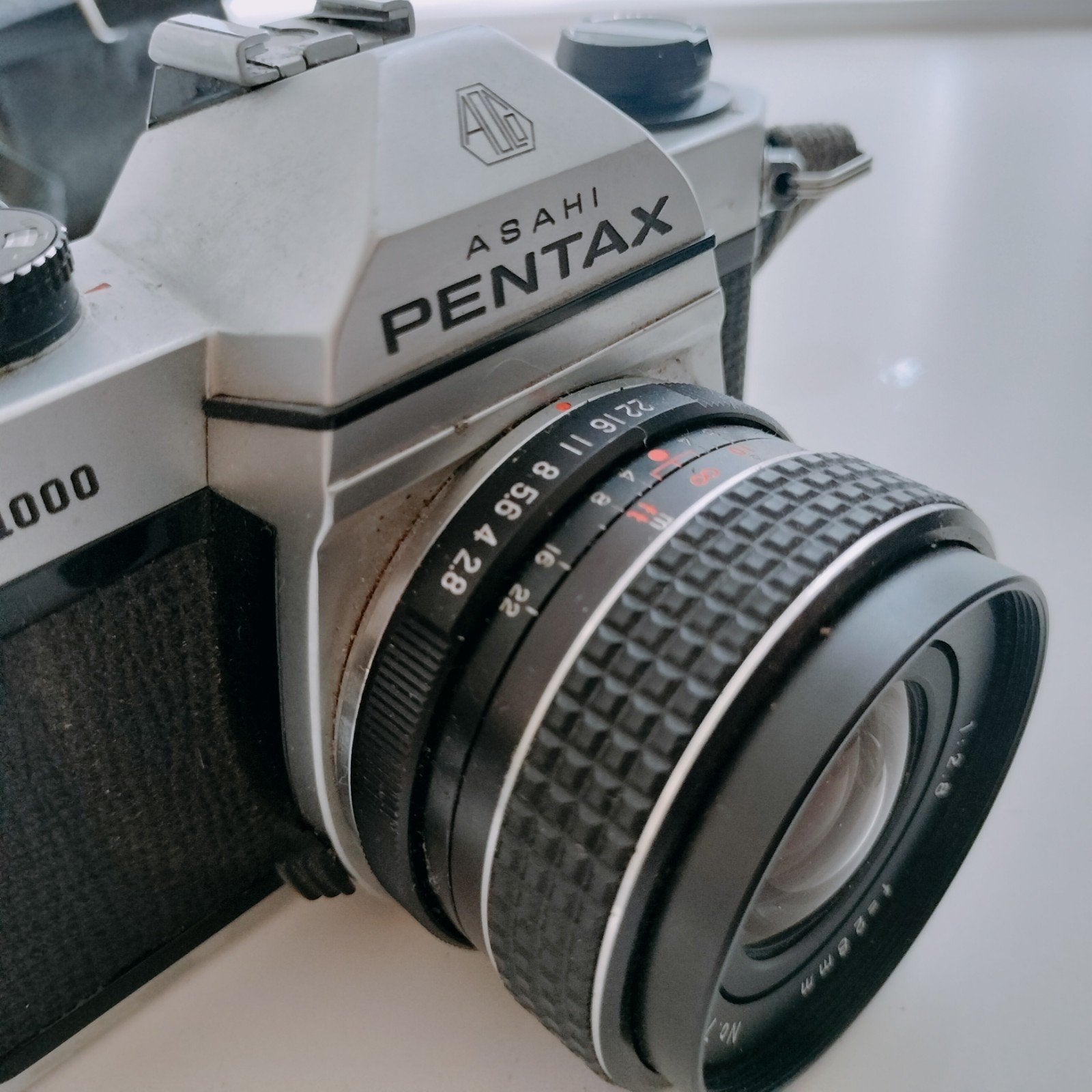 Oude Pentax camera met 2 lenzen, Audio, Tv en Foto, Fotocamera's Analoog, Ophalen, Spiegelreflex, Pentax