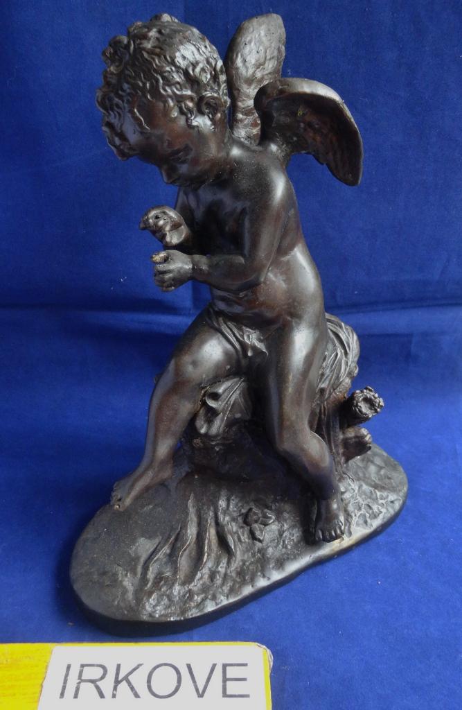 CUPIDO BRONS * Op Sokkel *, Overige onderwerpen, Verzenden, Handgemaakt, 20 - 50 cm