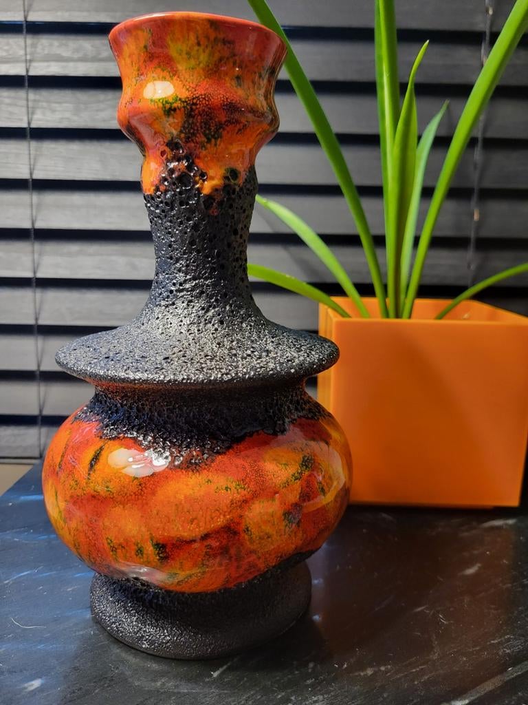 Fat lava vaas, retro, Ophalen of Verzenden