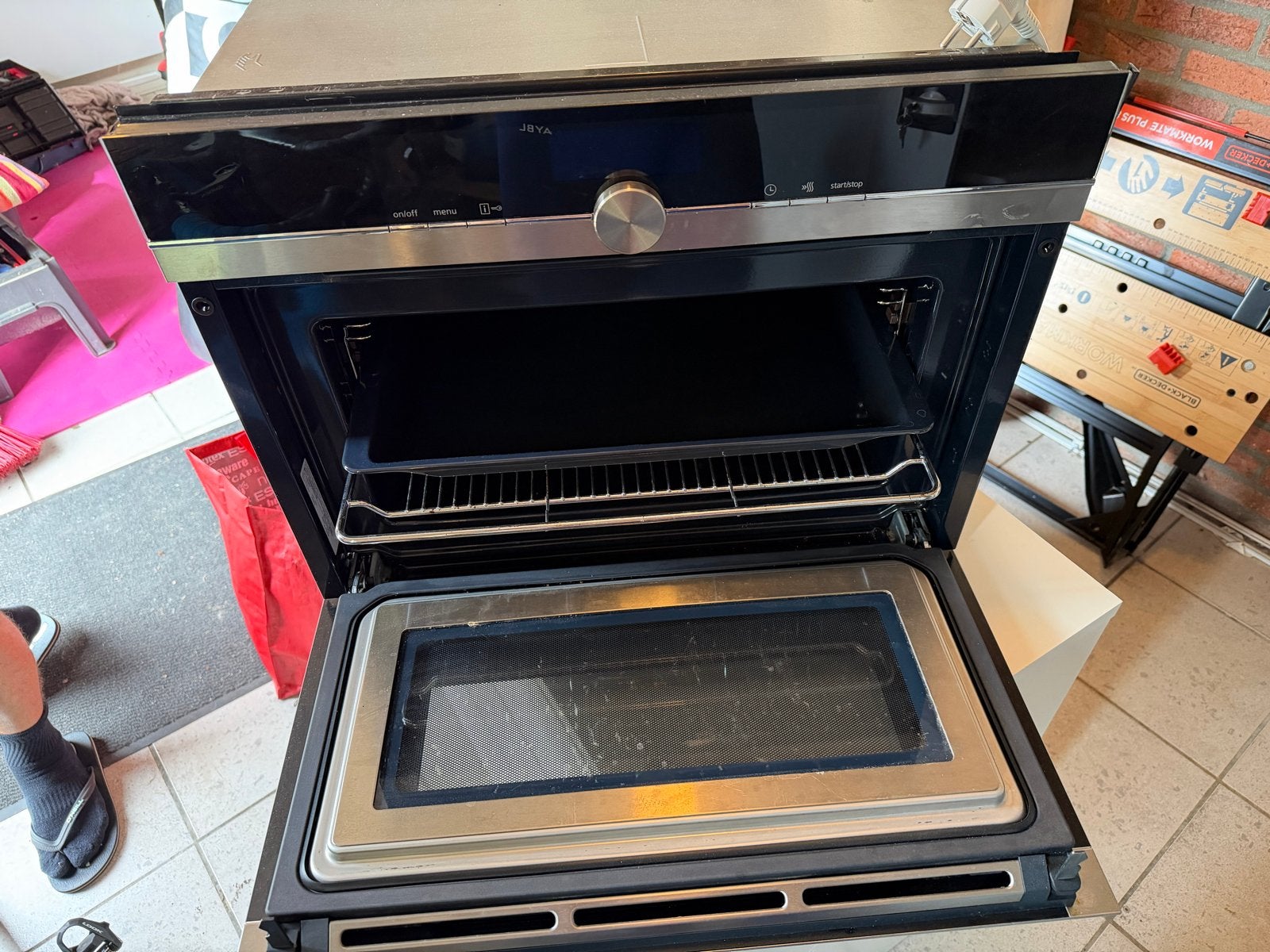 Siemens Inbouw Combi-oven - Zo goed als nieuw, Witgoed en Apparatuur, Ovens, Ophalen, 45 tot 50 cm, Hete lucht, Siemens