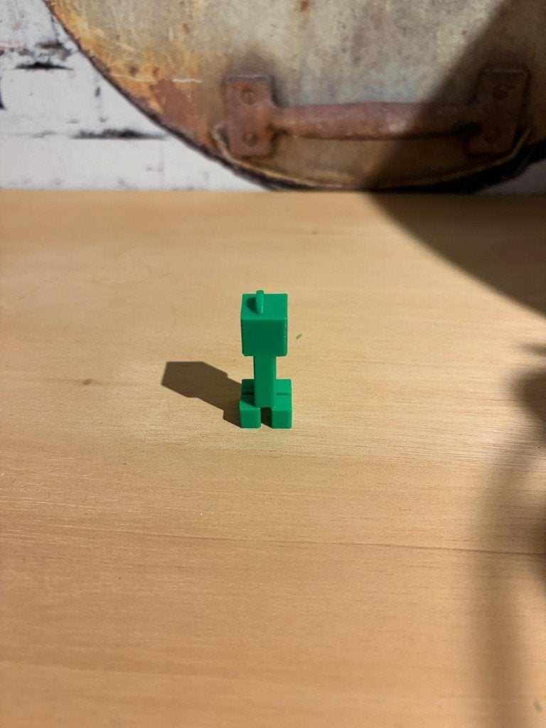 Minecraft Creeper Sleutelhanger, Ophalen of Verzenden, Nieuw, Knuffel of Figuurtje