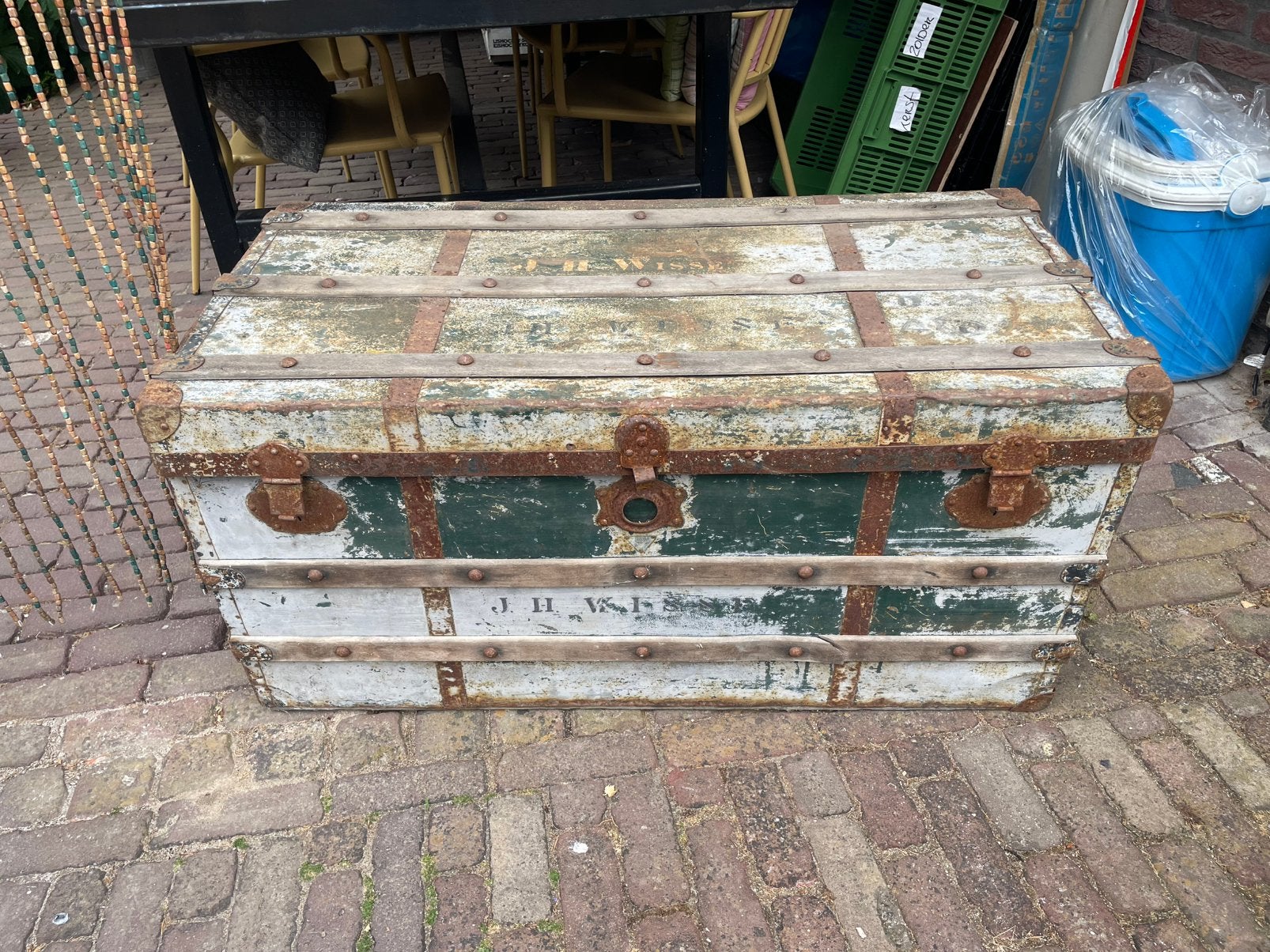 Kist verhuiskist, Ophalen of Verzenden, Gebruikt, 50 tot 100 cm, 75 tot 100 cm