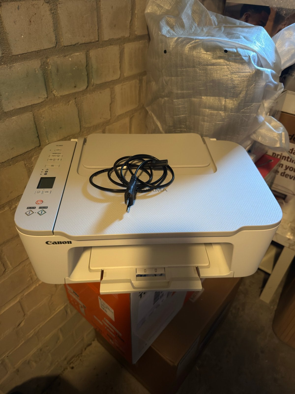 Gratis Canon Pixma TS3451 printer - defect voor onderdelen, Computers en Software, Ophalen, Inkjetprinter, All-in-one, Kleur printen