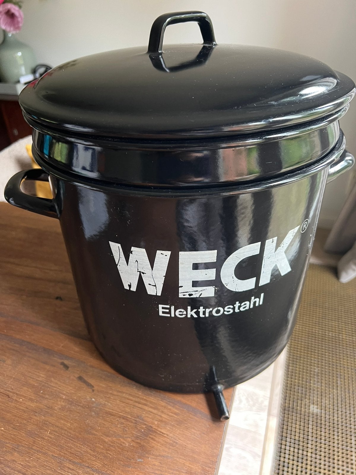 Weck weckpan Elektrostahl stoomontsapper - Klassiek model, Ophalen, Zo goed als nieuw