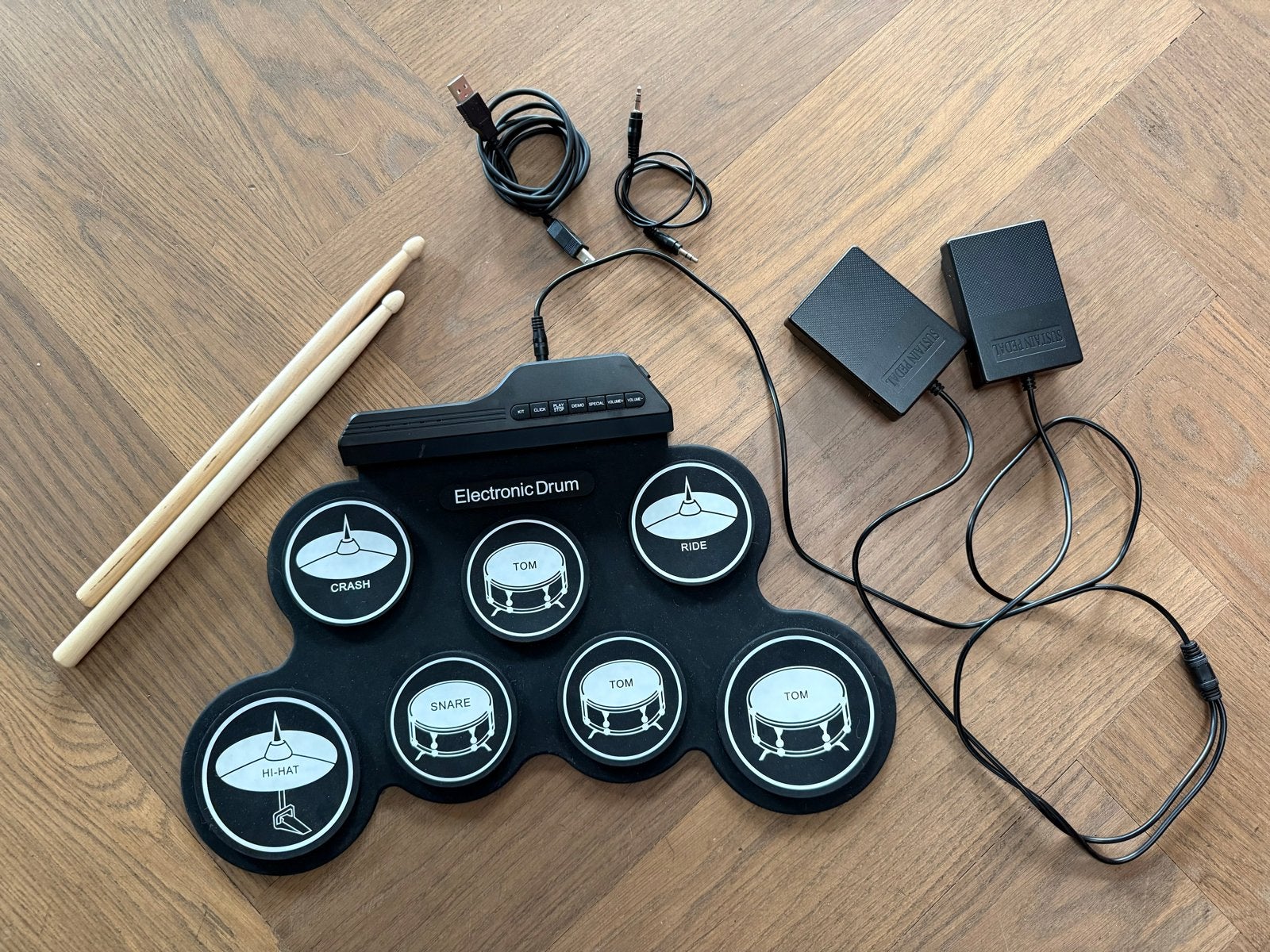 SEZGoods Elektronisch Drumstel voor Kinderen - Nieuwstaat, Ophalen of Verzenden, Zo goed als nieuw, Overige merken, Elektronisch