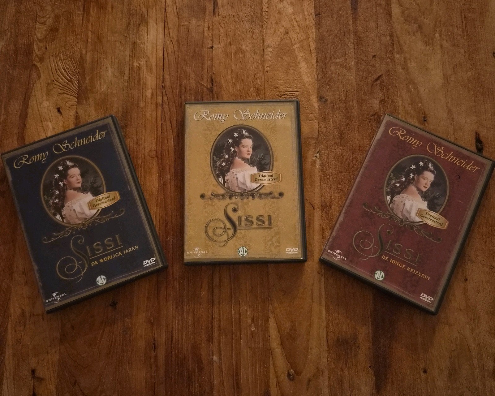 Sissi DVD Trilogie - Romy Schneider (3-delige set), Alle leeftijden, Ophalen, Zo goed als nieuw