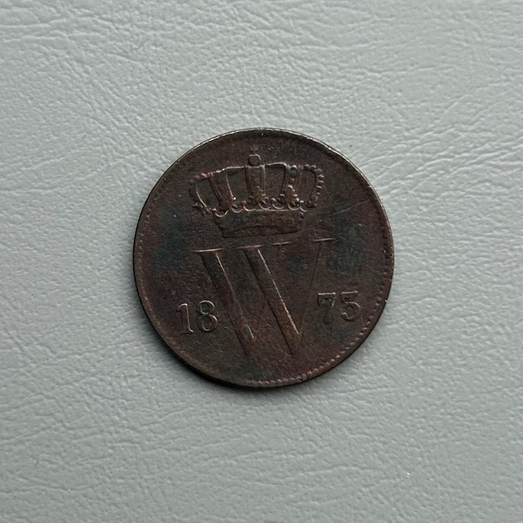 1 cent 1873, Ophalen of Verzenden, Koning Willem III, 1 cent