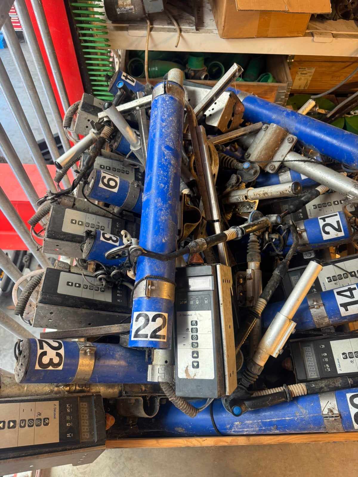 DeLaval melkstal onderdelen