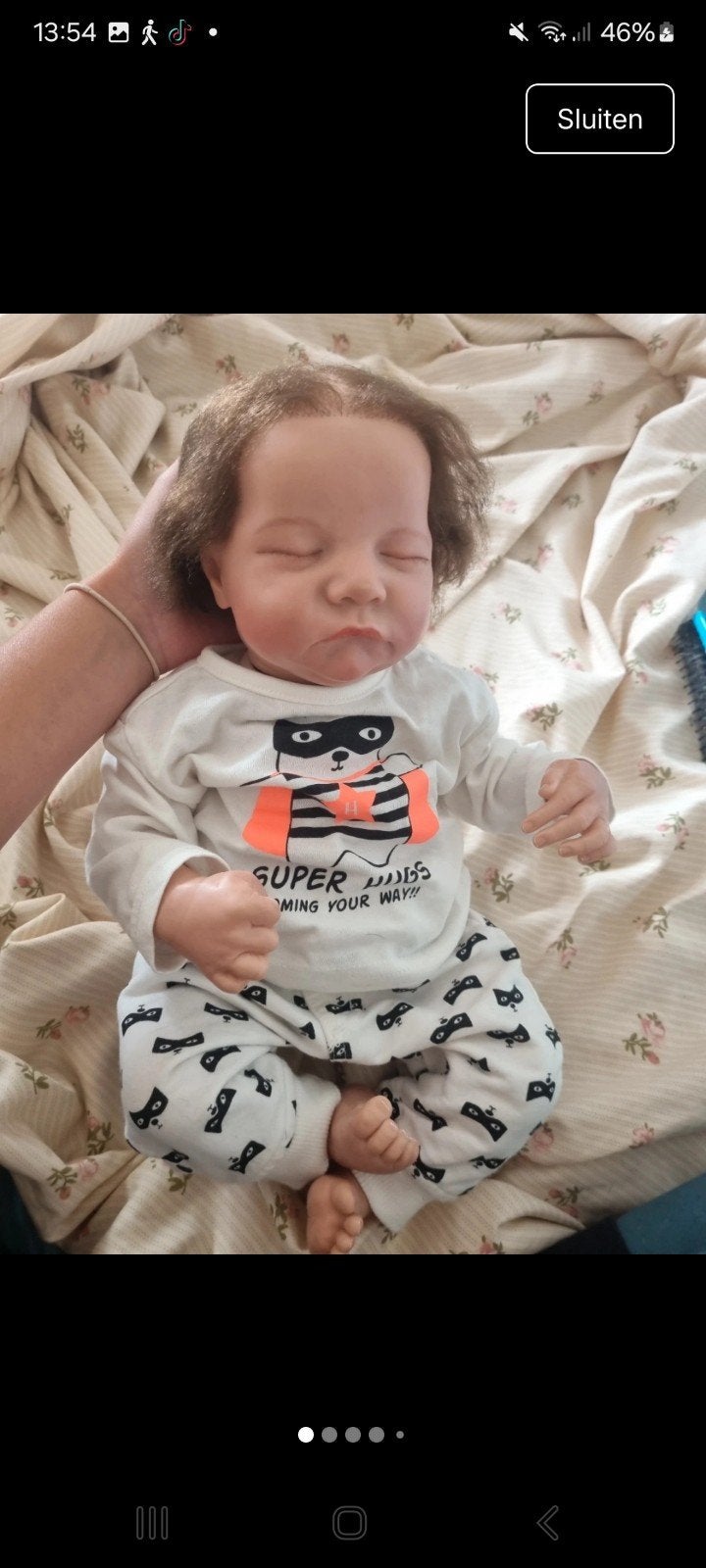 Reborn babypop Levi van Bonnie Brown, Ophalen of Verzenden