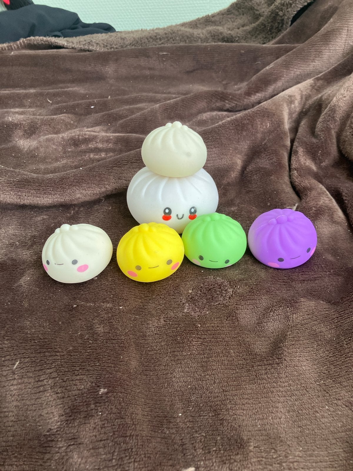 Leuke dumpling squishies in goede staat, Ophalen, Zo goed als nieuw