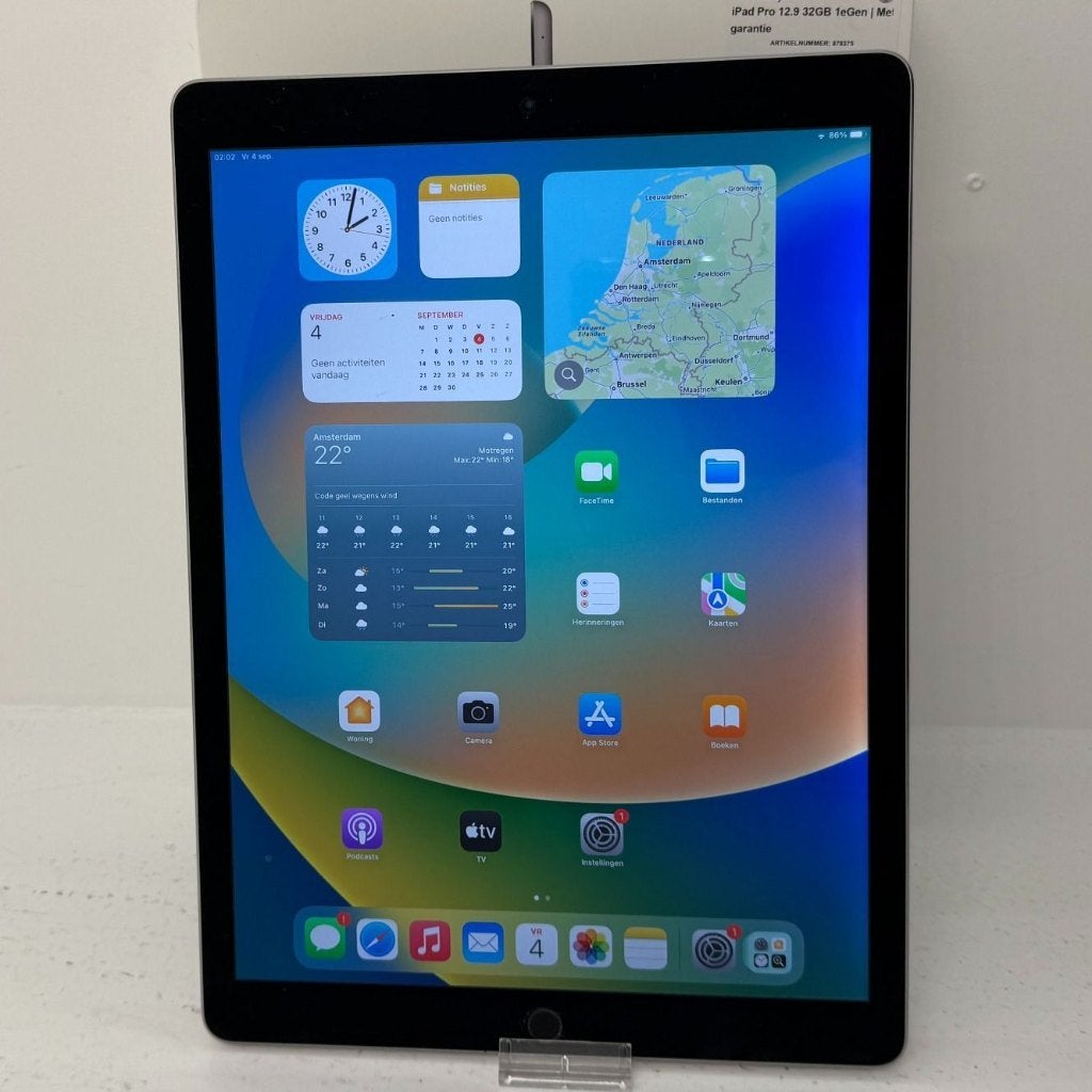 iPad Pro 12.9 32GB 1e Gen Wifi | iOS 16.7.16 | Met garantie, Computers en Software, 13 inch of meer, 32 GB, Dordrecht@usedproducts.nl
