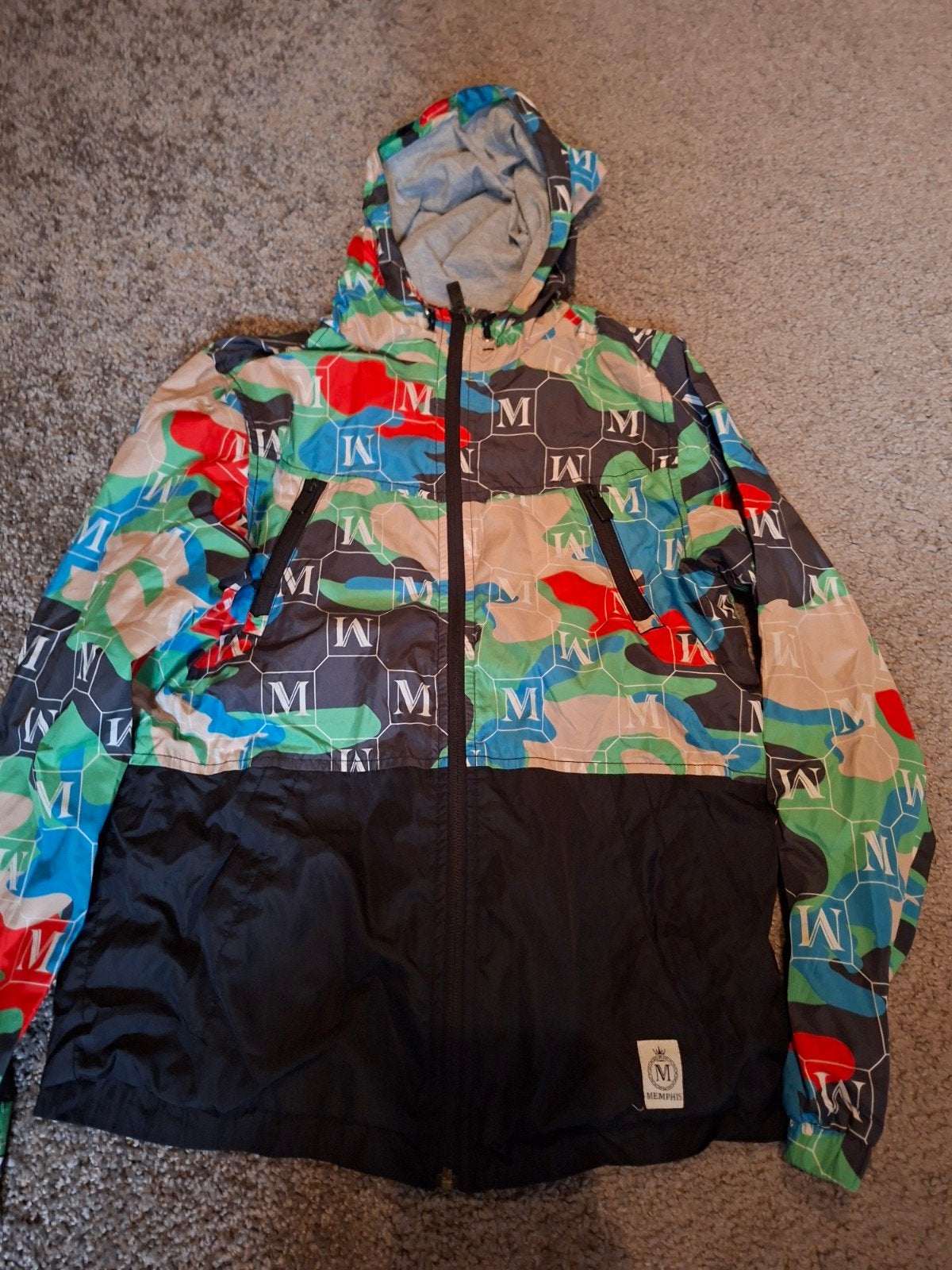Vingino Memphis camouflage jas maat 14, Ophalen of Verzenden, Zo goed als nieuw, Vingino, Jongen