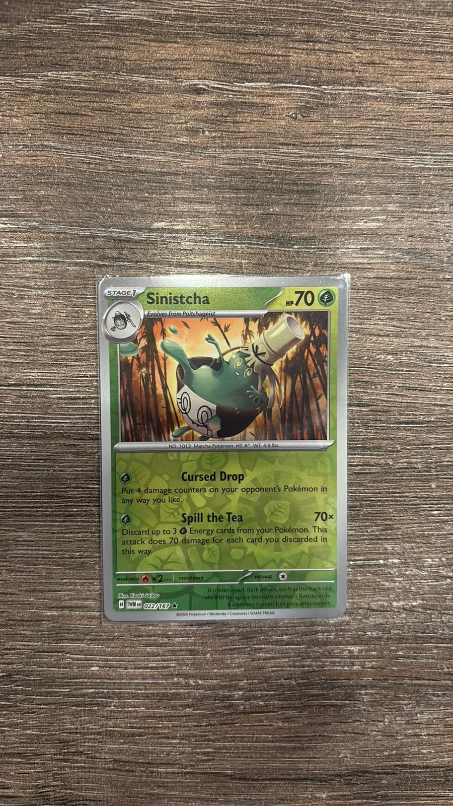 TWM Sinistcha 022/167 Reverse holo, Ophalen of Verzenden, Zo goed als nieuw