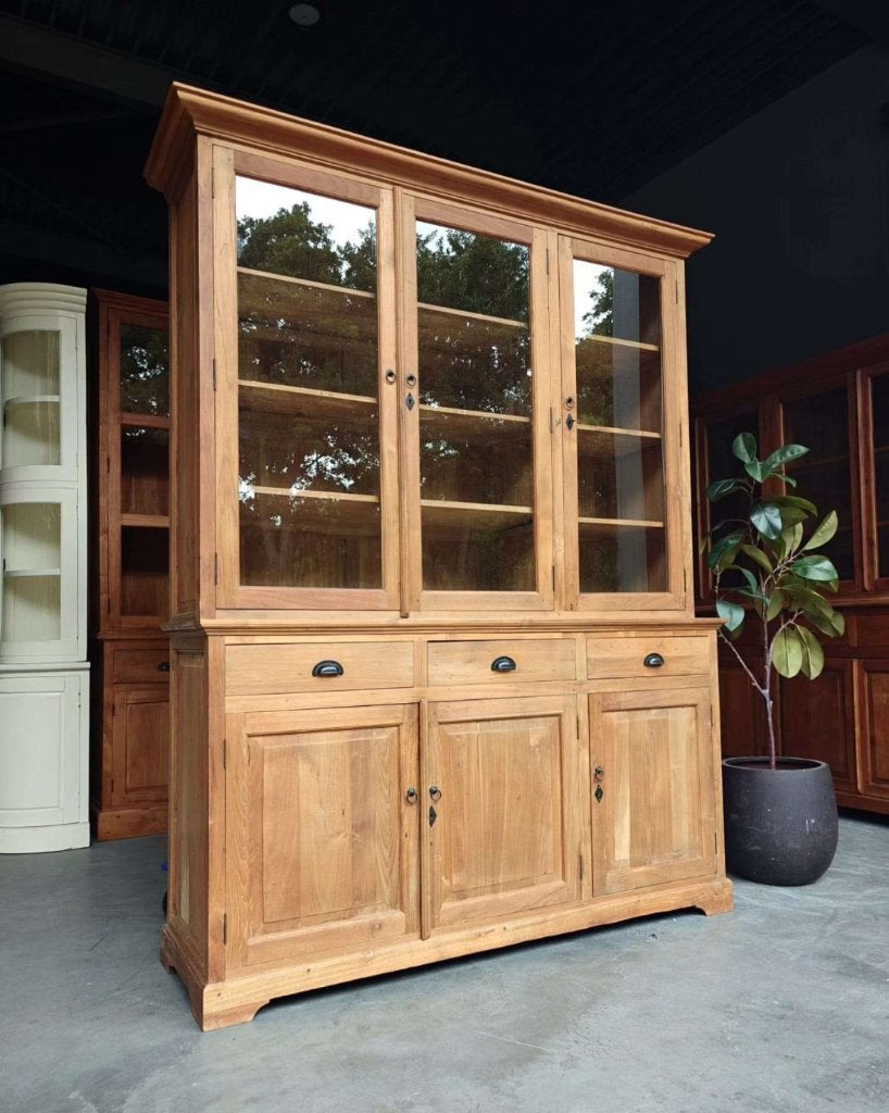 Prachtige teakhouten buffetkast | Servieskast teak #0496, Huis en Inrichting, Kasten | Buffetkasten, Gebruikt, Met deur(en), -
