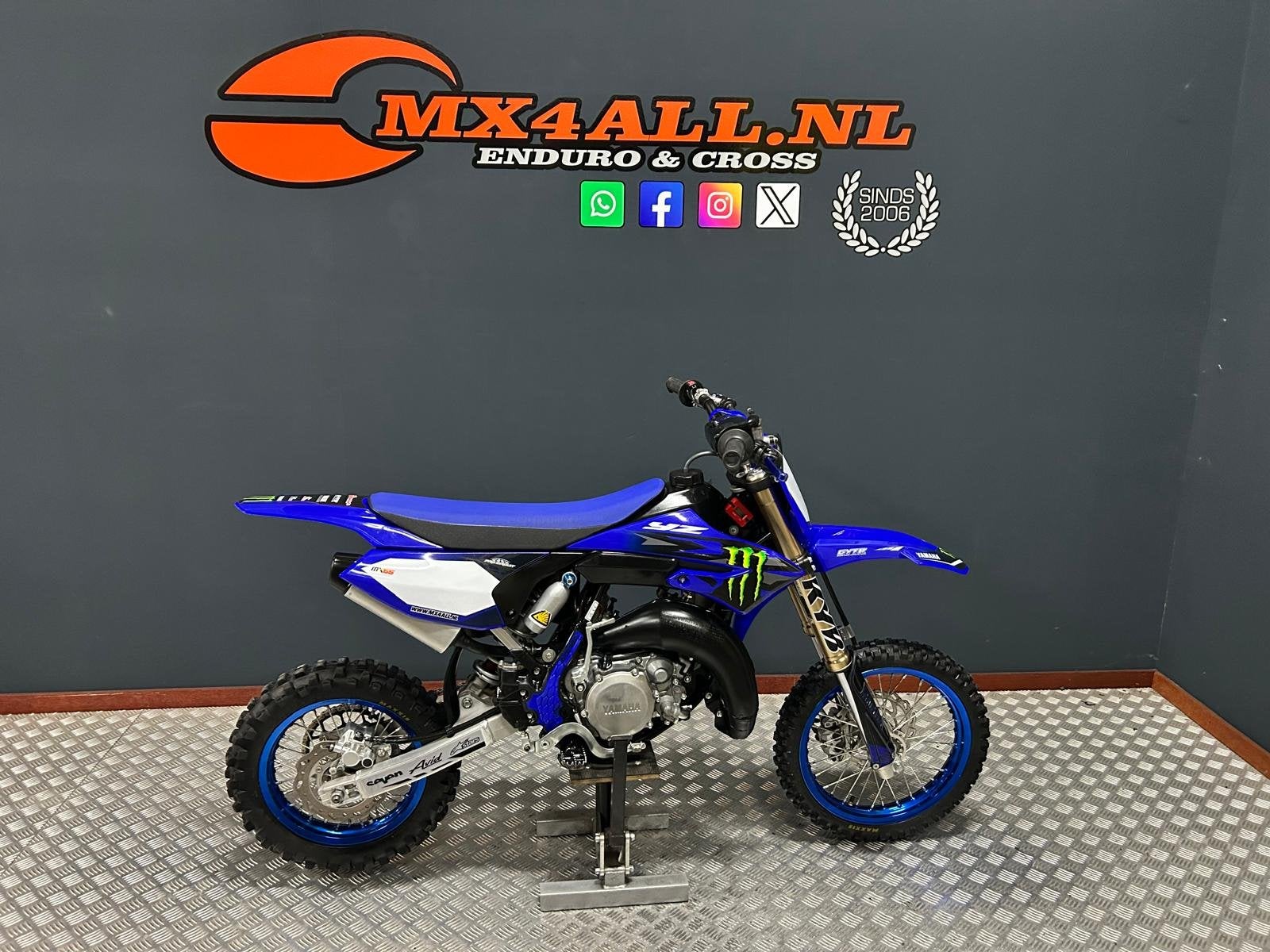 Yamaha YZ 65 2023 slechts 13 uur oud Uniek ! 14 / 12 inch kl, Motoren, 65 cc, Crossmotor, Gebruikt, Bedrijf