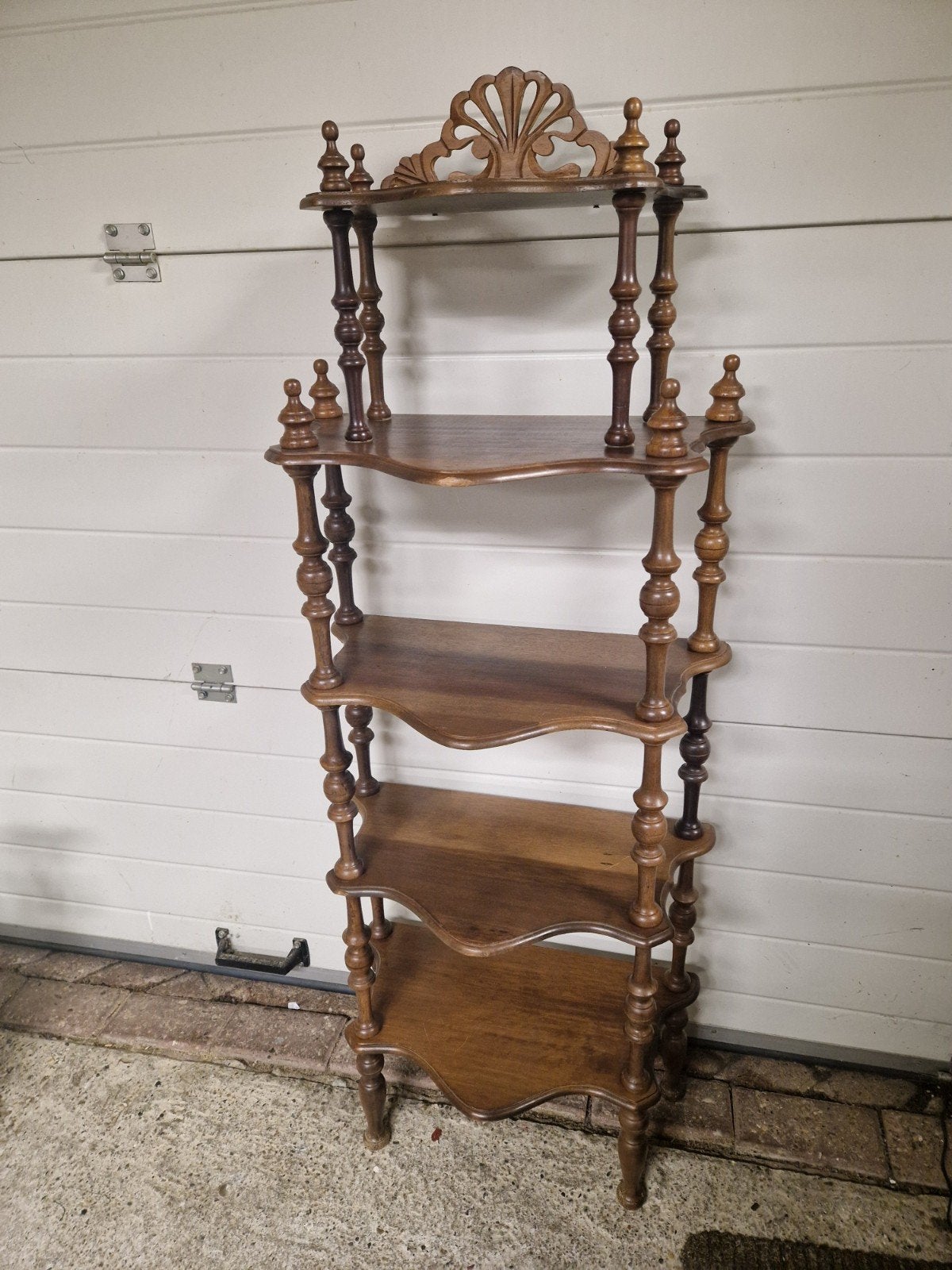 Mooie grote houten etagierre, Huis en Inrichting, Woonaccessoires | Etagères, Demontabel, Zo goed als nieuw, Hout, Ophalen