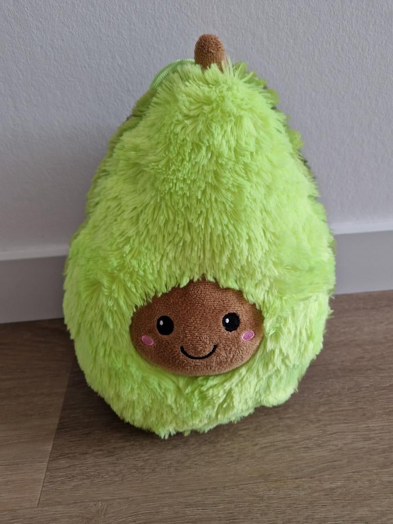 Knuffel Avocado groen bruin 28 cm K9194, Kinderen en Baby's, Speelgoed | Knuffels en Pluche, Ophalen of Verzenden, Zo goed als nieuw