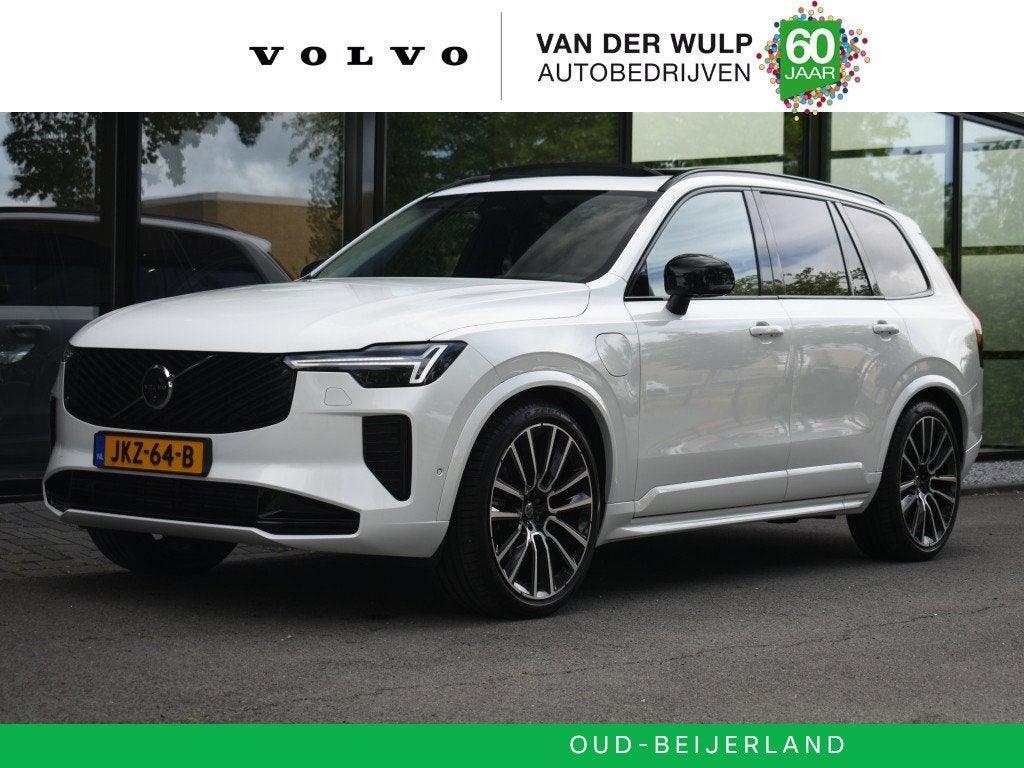 Volvo XC90 T8 455pk AWD Ultra Dark | Luchtvering | Bowers&Wi, Adaptive Cruise Control, Gebruikt, 4 cilinders, Wit