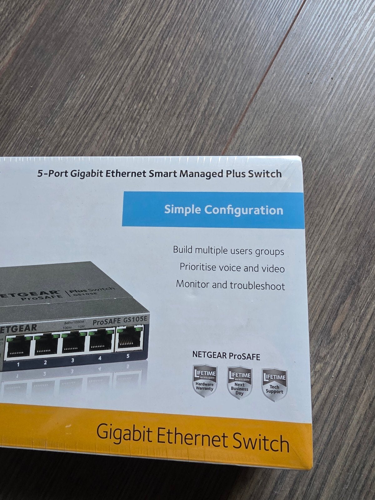 NETGEAR GS105E Gigabit Ethernet Switch, Computers en Software, Ophalen of Verzenden, Nieuw