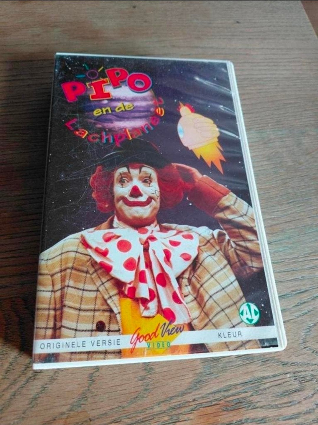 Pipo de Clown en de Lachplaneet videoband., Ophalen of Verzenden, Gebruikt, Kinderprogramma of -film, VHS
