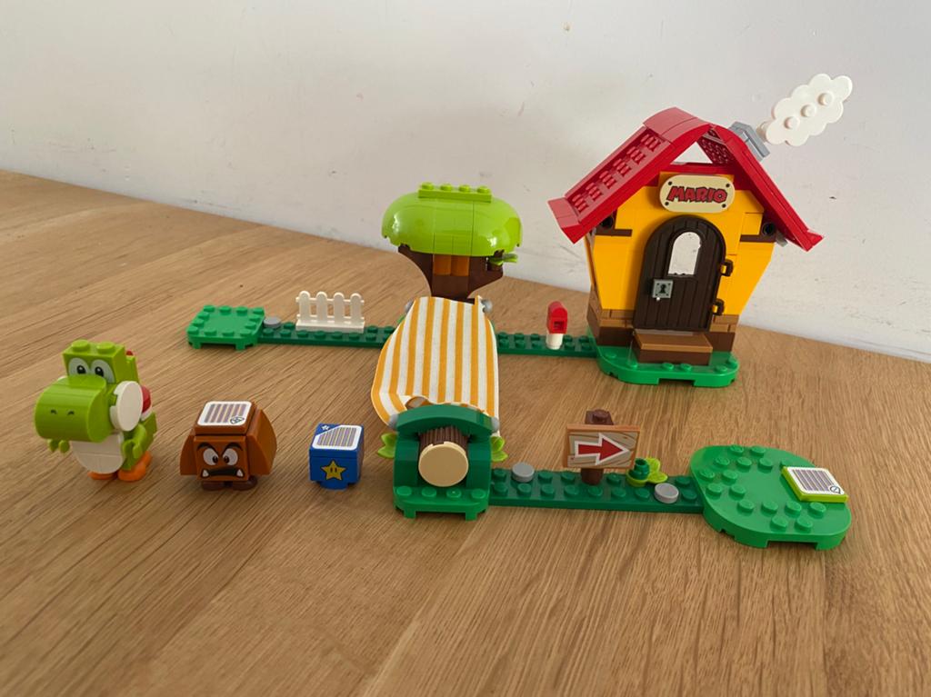 Lego super mario expansion set Mario’s house & yoshi 71367, Gebruikt, Overige thema's, Lego, Ophalen of Verzenden