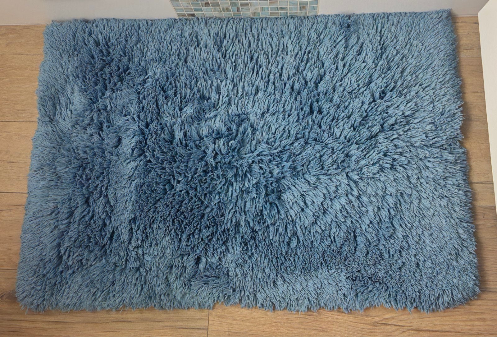 IKEA ALMTJÄRN badmat (60x90 cm) - Gratis af te halen, Gebruikt, Blauw, Badmat, Ophalen