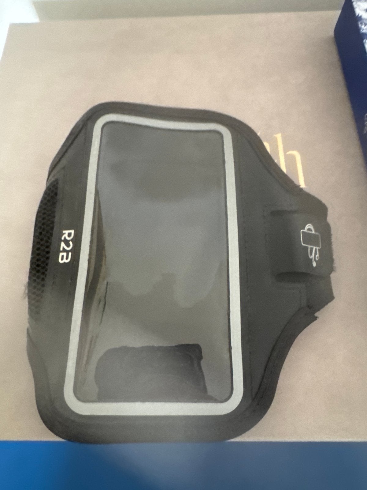Sportarmband voor telefoon - Zwart - R2B, Ophalen of Verzenden, Zo goed als nieuw, Hoesje of Tasje