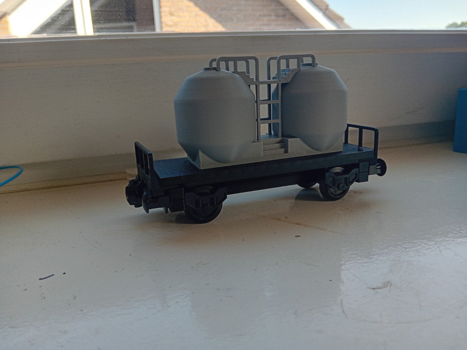 lego trein cement wagen | 3d geprint, MOC (eigen creatie), Lego, Nieuw, Ophalen of Verzenden