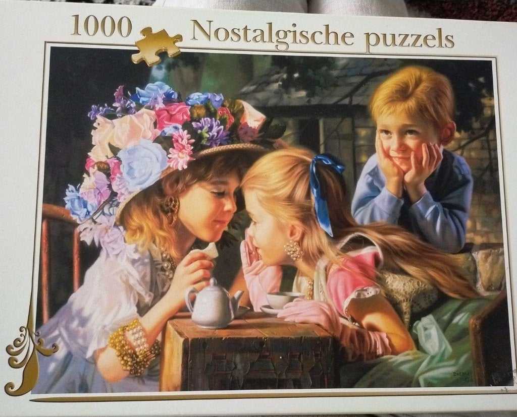 Puzzel 1000 stukjes. Nostalgische puzzels, Ophalen of Verzenden, 500 t/m 1500 stukjes, Zo goed als nieuw, Legpuzzel