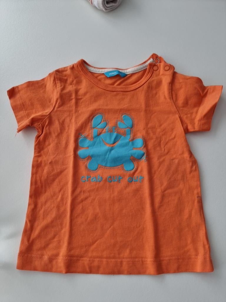 Oranje tshirt Koningsdag maat 80, Ophalen of Verzenden, Jongetje of Meisje, Shirtje of Longsleeve