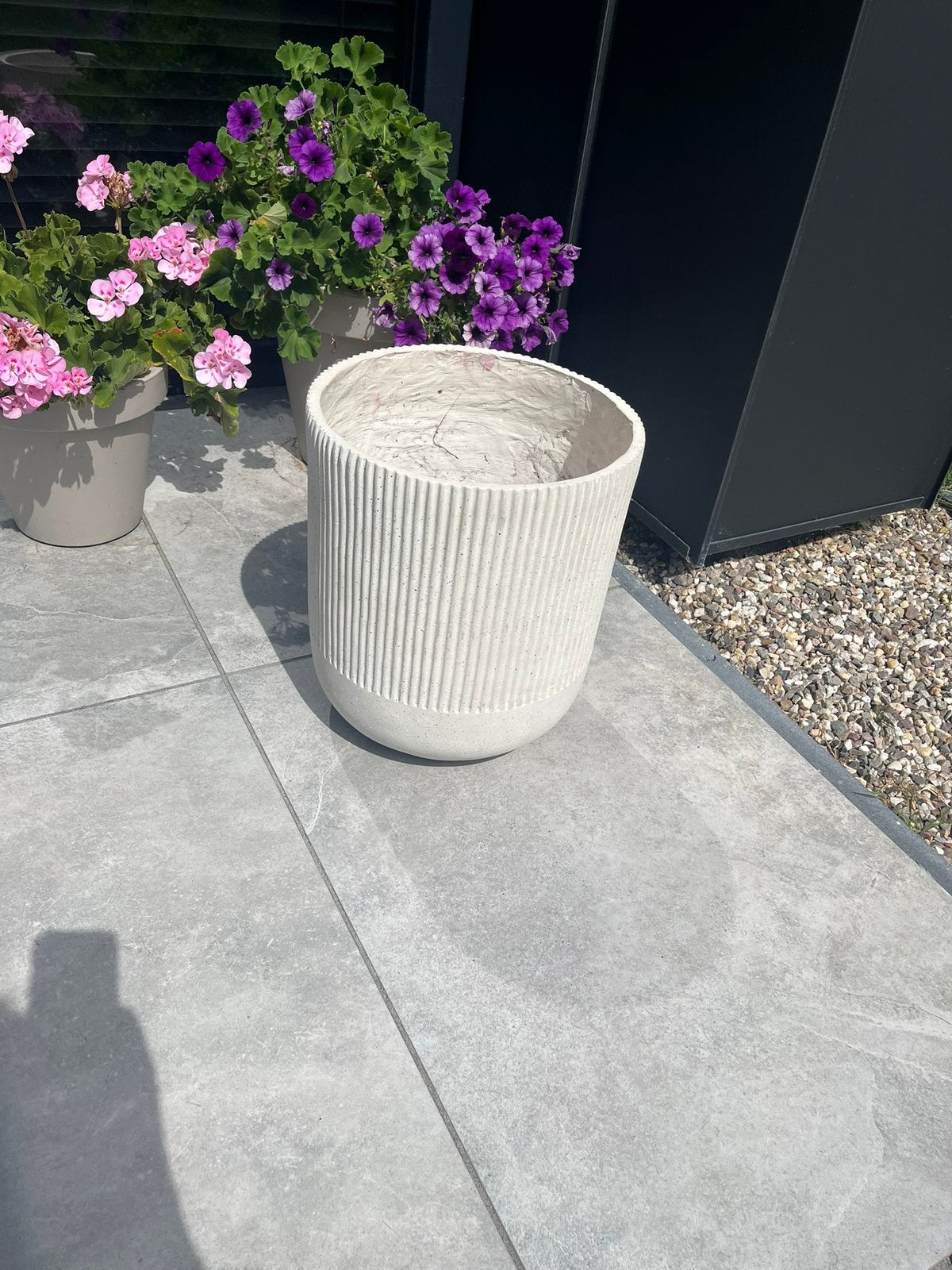 Bloempot Dijon - Binnen- Kwantum -   beschikbaar, Huis en Inrichting, Ophalen, Zo goed als nieuw, Overige kleuren