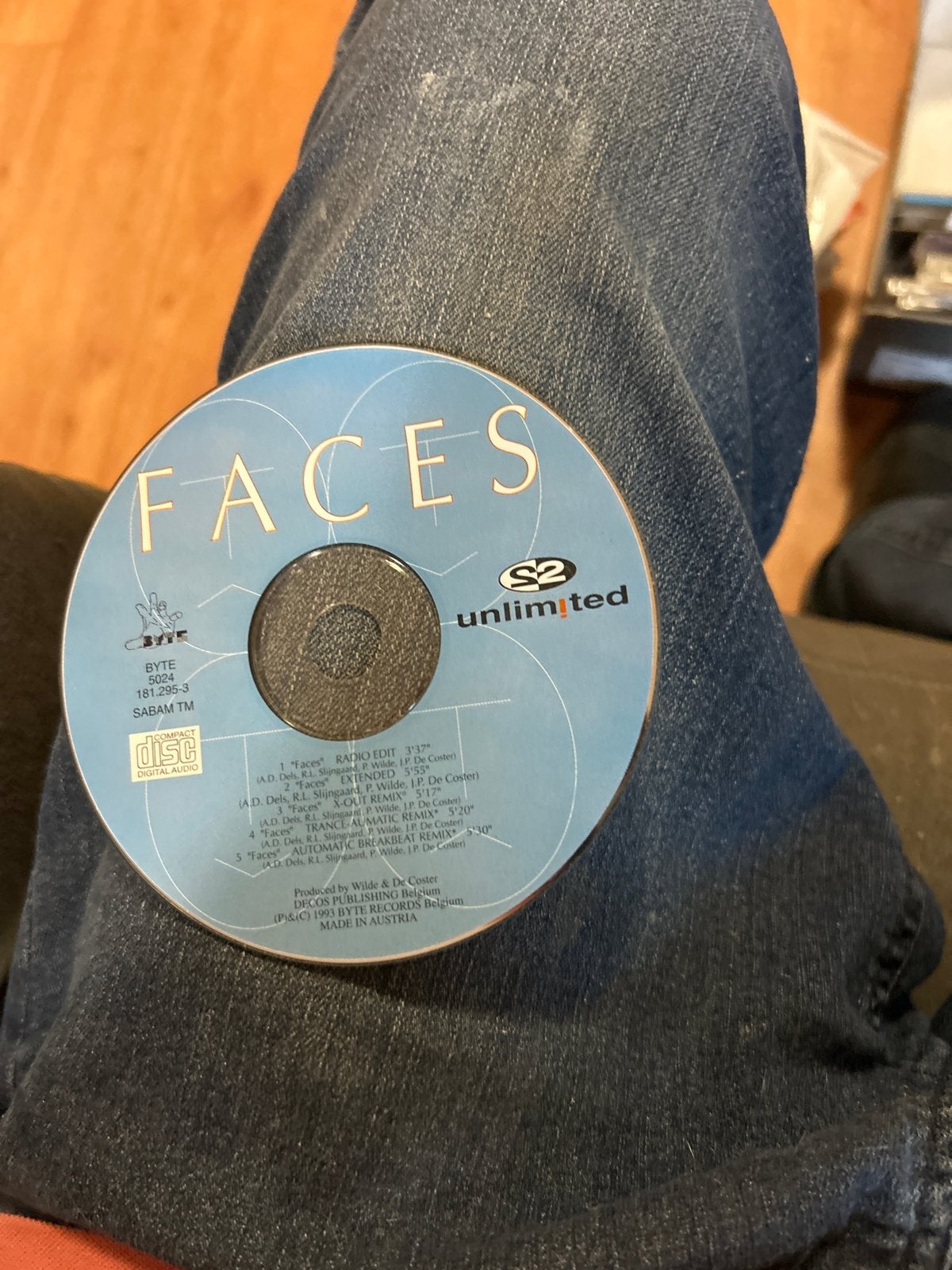 2 Unlimited - Faces CD Single (1993), Ophalen of Verzenden, Gebruikt, Dance en House