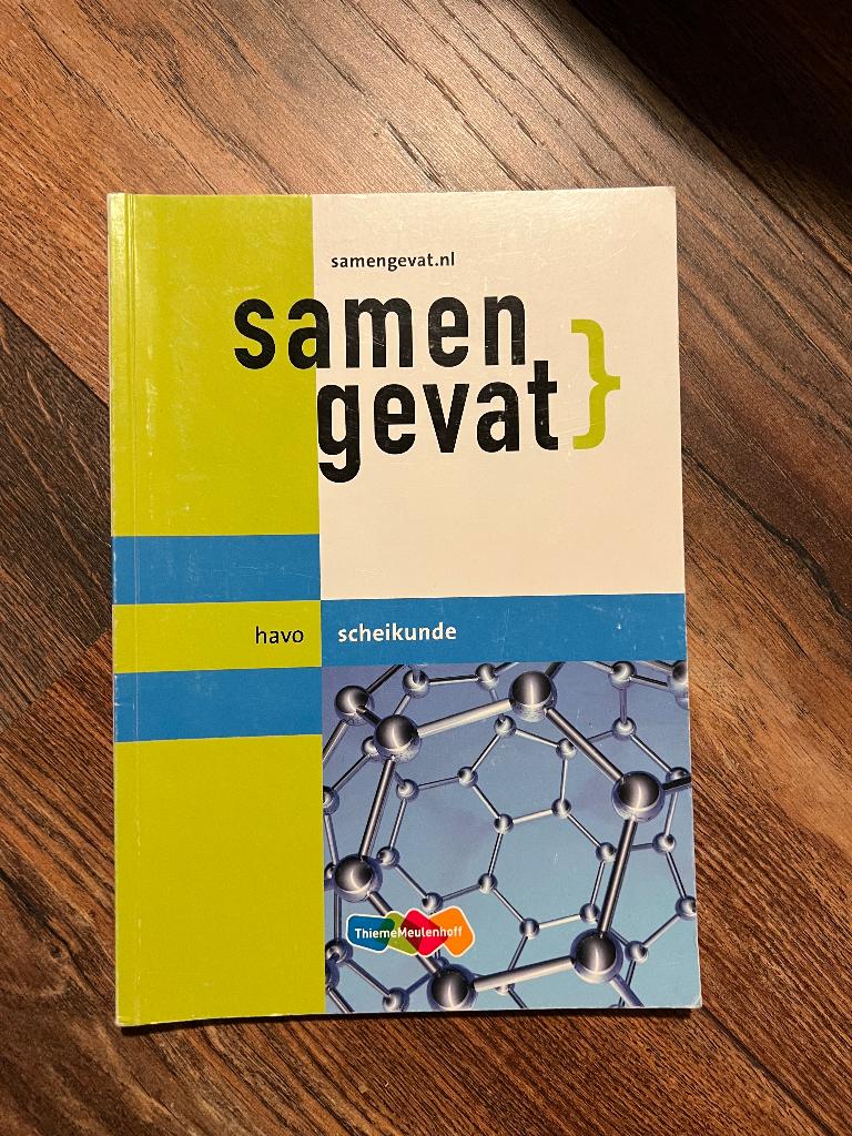 Samengevat scheikunde havo, Boeken, Schoolboeken, Scheikunde, Verzenden, Zo goed als nieuw, HAVO