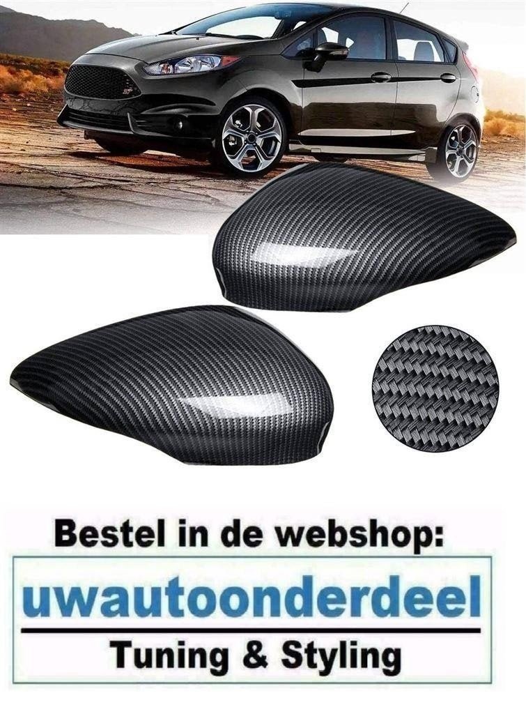 Spiegelkappen Ford Fiesta MK7 Carbon Look Spiegel