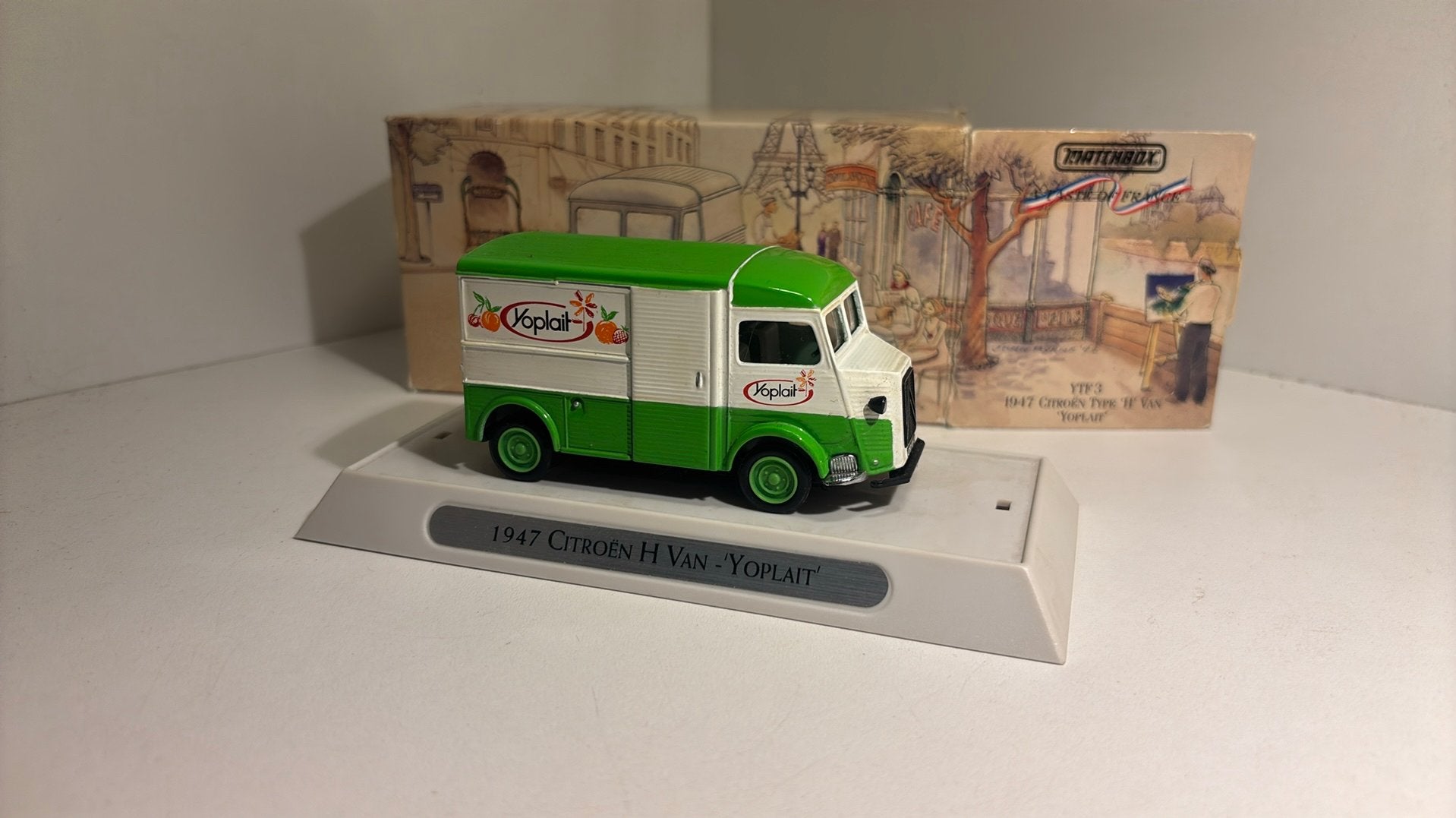 Citroen type h yoplait matchbox 1.43, Auto, Ophalen of Verzenden, A, A