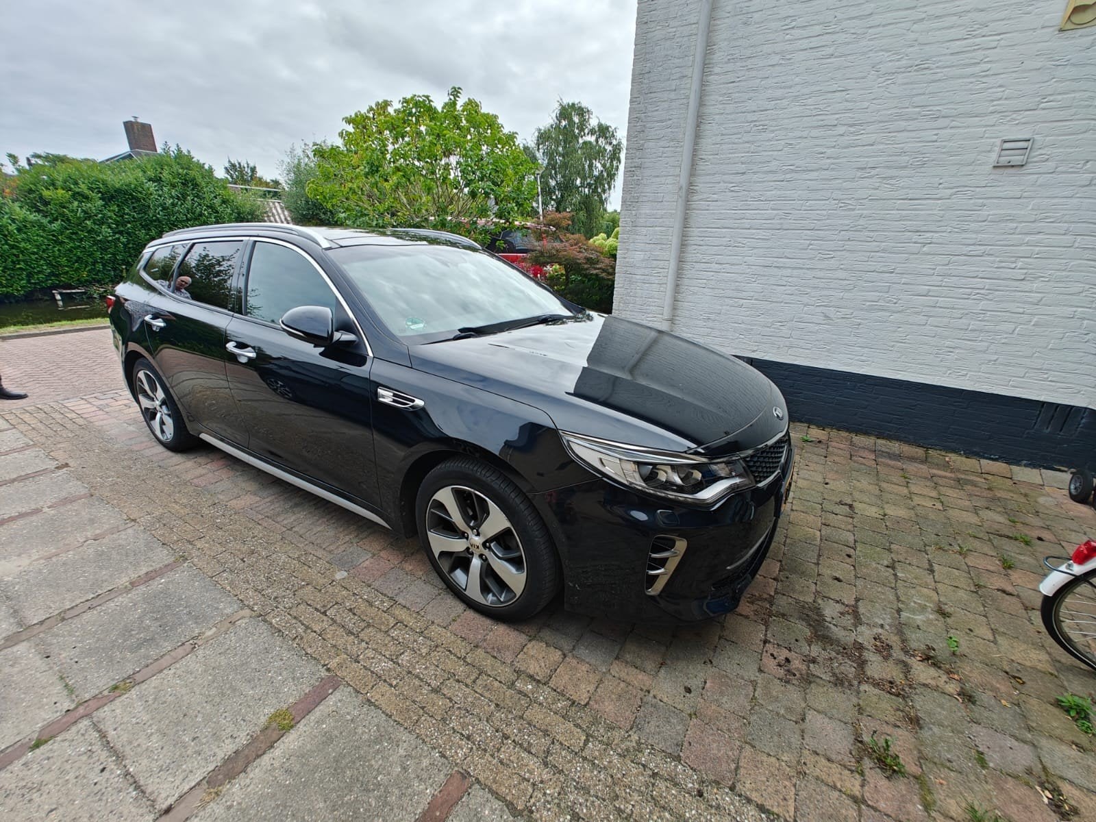 Kia Optima Sportswagon GT line full options, Auto's, Kia, Zwart, 1535 kg, 1685 cc, Zwart