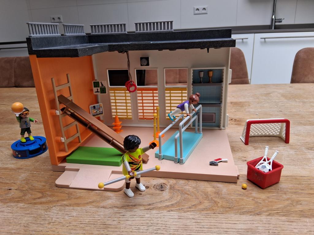 Playmobil City Life sportschool 71328, Kinderen en Baby's, Speelgoed | Playmobil, Ophalen of Verzenden, Zo goed als nieuw