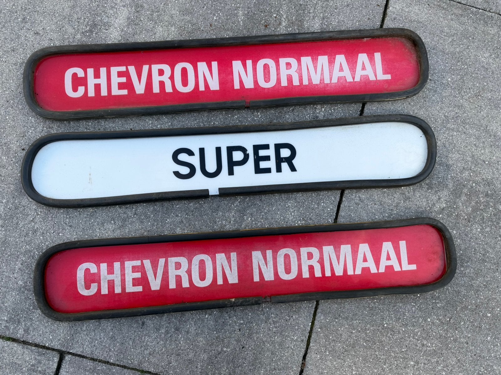 Chevron reclame, Reclamebord, Gebruikt, I, Ophalen of Verzenden