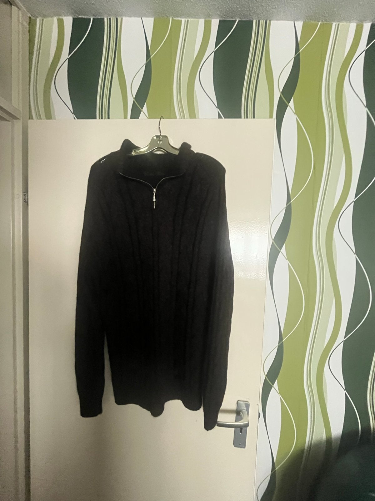 Kabel trui van 100% Baby Alpaca - Clark Ross, Kleding | Heren, Ophalen of Verzenden, Zo goed als nieuw, Maat 56/58 (XL), Zwart