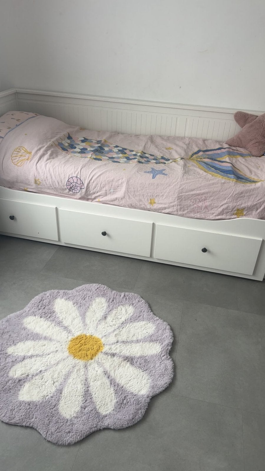 Hemnes bedbank met 3 lades wit, Huis en Inrichting, Ophalen, Zo goed als nieuw, Tweepersoons