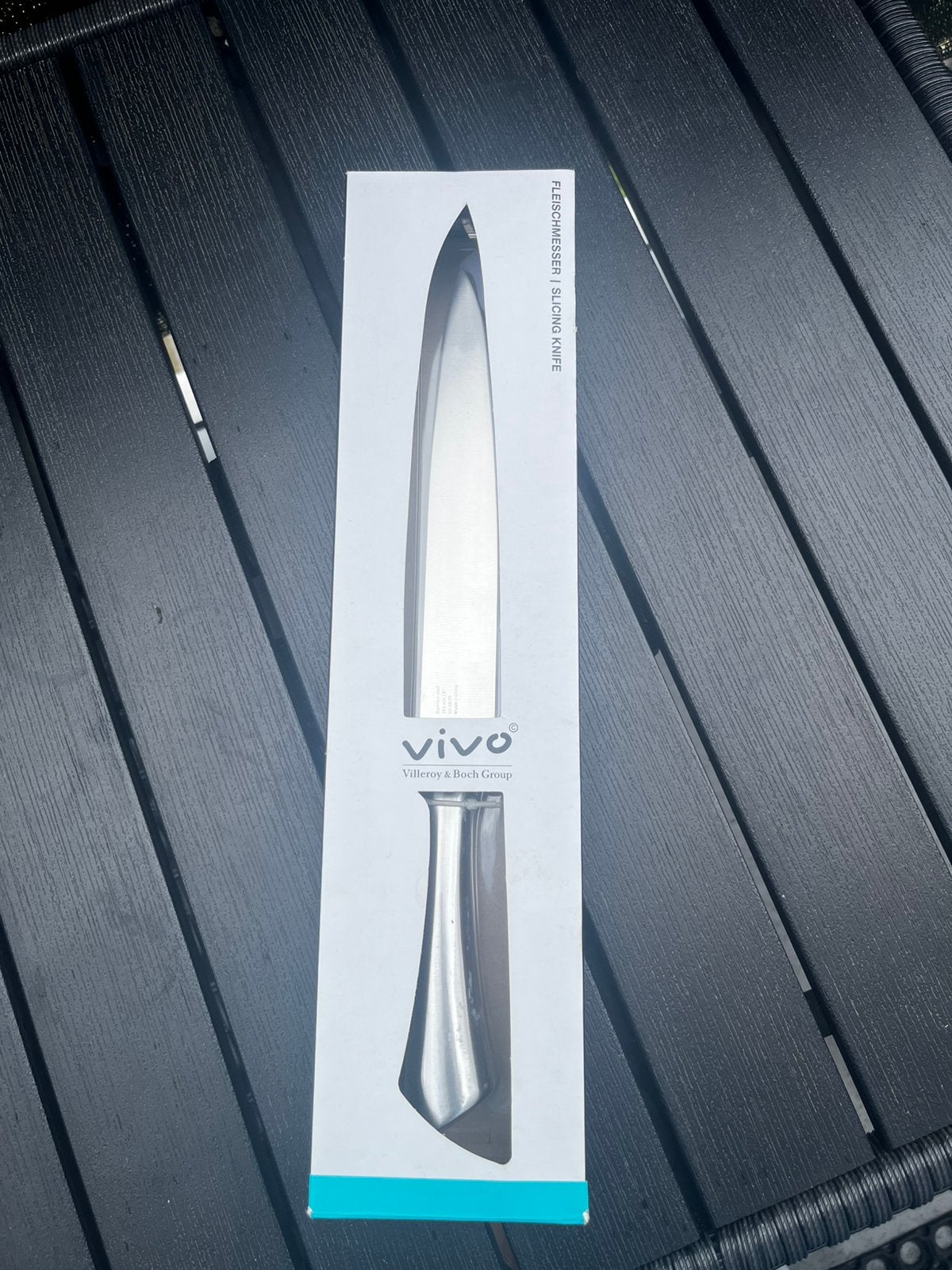 Nieuw VIVO Villeroy & Boch Vleesmes / Slicing Knife, Overige typen, Ophalen of Verzenden, Metaal, Overige merken