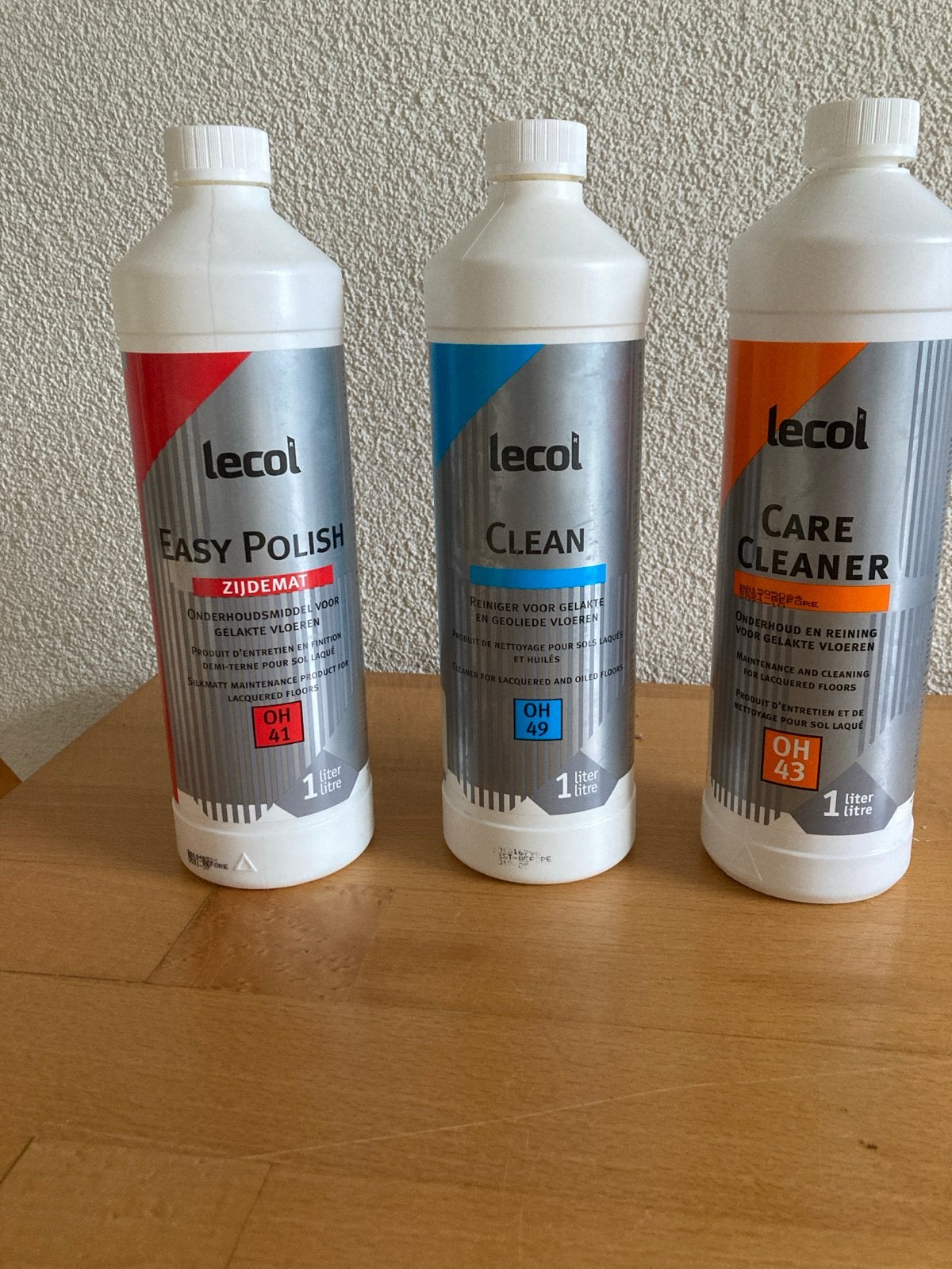 Lecol Vloerreinigers en Onderhoudsmiddelen - 3 flessen, Overige materialen, 30 cm of meer, 50 tot 150 cm, Overige typen