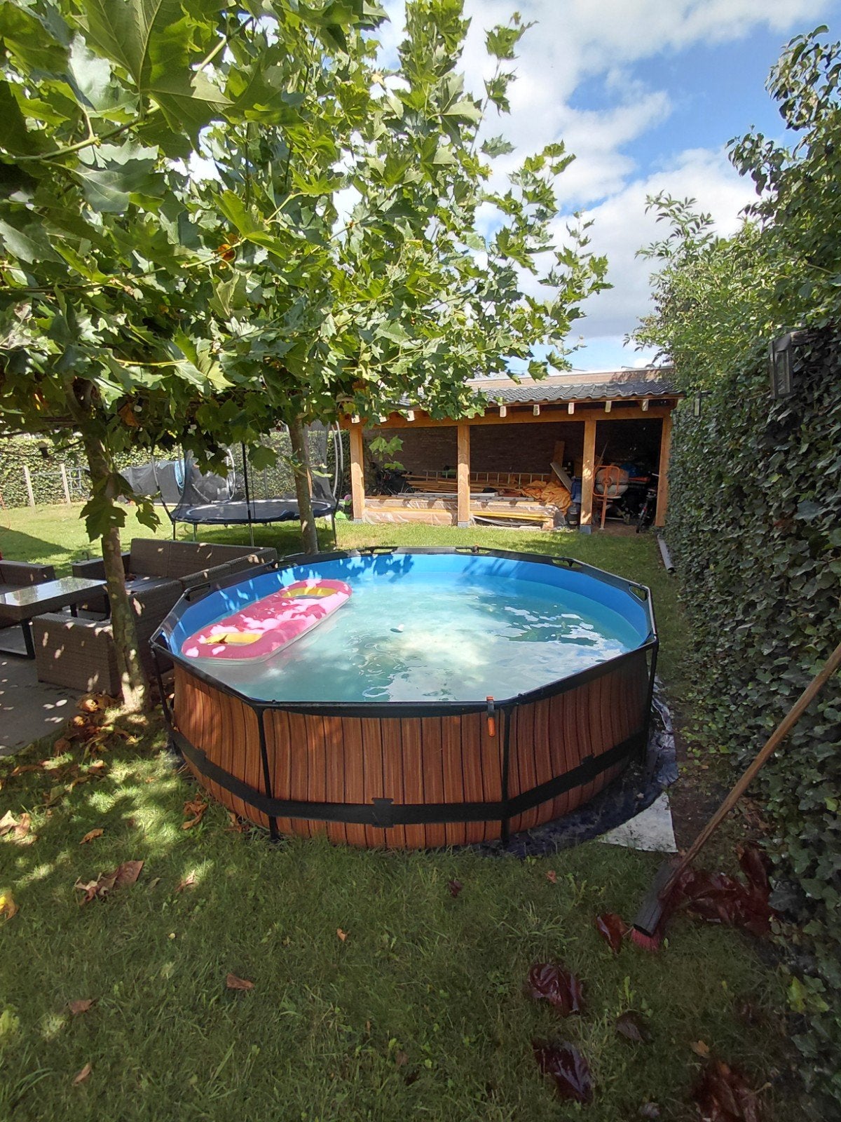 Zwembad EXIT Toys Ø360x76cm met pomp en afdekzeil, Tuin en Terras, Ophalen of Verzenden