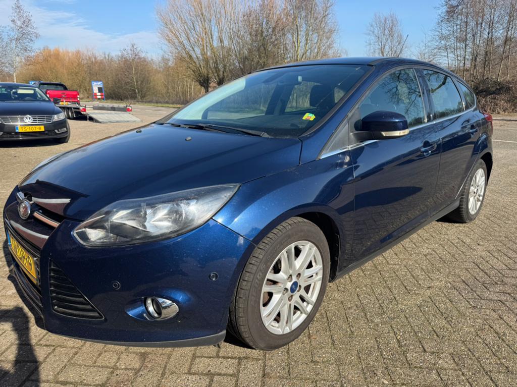 Ford Focus 1.0 Ecoboost 74KW 5-D 2012 Blauw, Auto's, 100 pk, Bedrijf, Handgeschakeld, 998 cc